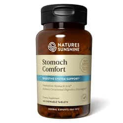 Nature's Sunshine Stomach Comfort, 60 Chewable Tablets, Helps Neutralize Acid and Soothe The Stomach by Supporting Digestion