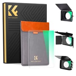 K&F Concept 4'' x 5.65'' Square Black Diffusion 1/8 Effect Filter Cinema Mist Diffuison Filter Compatible with Tilta, SmallRig Matte Box Ultra-Slim Optical Glass with 28-Multi Coatings