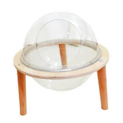 Baoblaze Space Capsule Cat Bed for Indoor Cats Cat Hammock Condo House Playing Cat Furniture Small Pets Bed Cat House Without Cushion