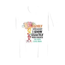 I Know Exactly Which The Branch Funny Genealogy Family Genealogist I Know Exactly Which Branch Genealogy T-Shirt