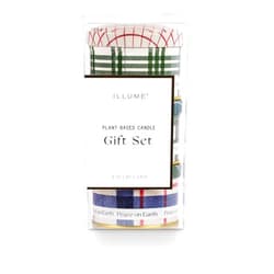 ILLUME Noble Holiday Tin Trio Gift Set, Balsam & Cedar