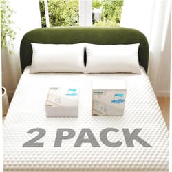OhGeni 100% Waterproof Mattress Protector, Fitted Sheet,Full -2 Pack with Stretchable Pockets, Deep Sleep Noiseless Soft. Breathable Cooling Hypoallergenic Material, Mattress Cover for Bed