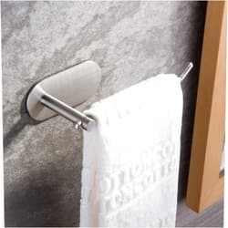 SUNTECH Hand Towel Holder/Towel Ring - Self Adhesive Towel Bar for Kitchen and Bathroom No Drilling