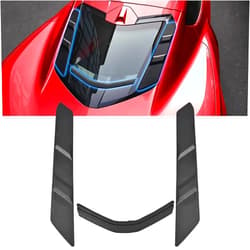 BILLFARO Dry Bay Vent Blocks and Rear Window Spoiler,Rear Hatch Hood Car Wash Covers Engine Bay Air Vent Inserts Protection for Corvette C8 Z51 Coupe 2020+ for C8 Z06/E-Ray 2023+