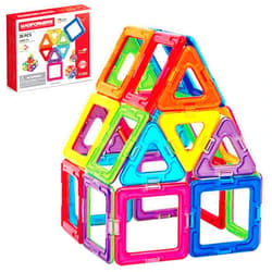 Magformers Rainbow 26PC Set | Magnetic Tiles Building Blocks, Educational STEM Toy Set | Magnetic Building Tiles for Kids to Develop Problem-Solving Abilities and Shape Recognition