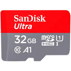 SanDisk 32GB Ultra® microSDHC 120MB/s A1 Class 10 UHS-I