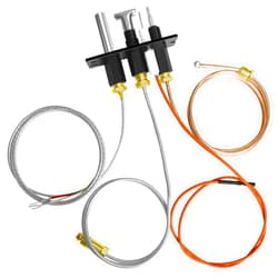 Behonor 4021-736 Natural Gas (NG) Pilot Assembly for Heatilator, Heat N Glo, Quadrafire Fireplaces Replacement 485-510A 2103-010