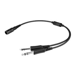 R SPIDER WIRELESS Aviation Headset to General Aircraft (GA) Adapter for Bose A20 Lemo 6Pin