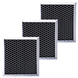 BlueStars 3 Packs 8206230A Microwave Charcoal Filter Replacement – Compatible with Whirlpool & Maytag Microwaves Over the Range Oven Carbon Filter – Replaces 8206230 AP4299744 PS1871363