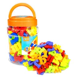 JCREN Magnetic Letters and Numbers Alphabet Magnets ABC 123 Fridge Toy Set Educational Preschool Learning toys Spelling Counting Uppercase Lowercase Math Symbols for Kids 3 4 5 Years