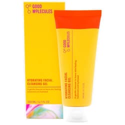 Good Molecules Hydrating Facial Cleansing Gel - Face Wash with Rosewater and Pineapple Extracts to Brighten, Cleanse, and Moisturize - Facial Cleanser, Skin Care