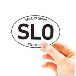 Sentinel Supply San Luis Obispo Bumper Sticker, SLO Central Coast California Decals for Hydroflask, Pismo Beach San Simeon Paso Robles Morro Bay Atascadero (Large - 4