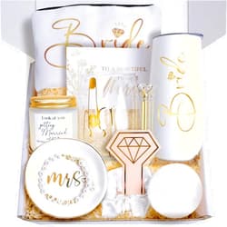 Frerdui Bride To Be Gifts Box, Bridal Shower Gifts, Bachelorette Gifts for Bride, Wedding Gifts Engagement Gifts for Her, Bachelor Party Gifts Fiance Gifts for Women, Future Mrs Newly Engaged Gifts Ideas