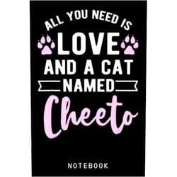 By Eric Richards (Author) Cute Cat Named Funny Quote Cheeto Cats Owner Journal Notebook: Kawaii Cute Cat, Cat Composition Notebook, Gift For Cat Lover