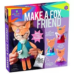 Ann Williams Group Craft-tastic – Make a Fox Friend Craft Kit – Learn to Make 1 Easy-to-Sew Stuffie with Clothes & Accessories Make a Fox Friend Craft Kit Craft Kit