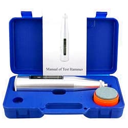 VTSYIQI HT-225 Concrete rebound Hammer tester Resiliometer Schmidt Hammer 10 to 60Mpa with High Aluminum Shell Material Portable Concrete Test Hammer