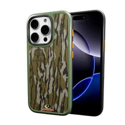 cellhelmet Fortitude Case for iPhone 16 Pro | MagSafe Compatible | Dual Protection | Drop Test Certified | Shockproof Durable iPhone 16 Pro Mossy Oak Case | Bottomland Camo