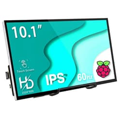 HAMTYSAN Raspberry Pi Touchscreen,10 Inch Monitor HDMI,1024×600 Mini Monitor,16:9 IPS Screen Small Portable Display for Raspberry Pi 400/4/3/2/Zero/B/B+ Jetson Nano Win11/10/8/7