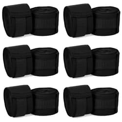 Junkin 6 Pairs Boxing Hand Wraps Boxing Wraps Wrist Wraps Boxing 180 Inch Handwraps for Men Women Kickboxing Muay Thai Boxing MMA