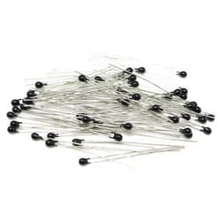 FMHXG NTC Thermistor FMHXG 50PCS MF52-103/3435 10K Ohm egative Temperature Inrush Current Limiter Temperature Sensor MF52-103-3435B NTC Resistor