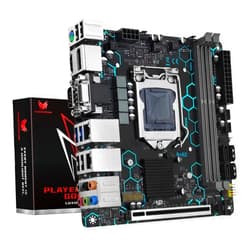 SHANGZHAOYUAN H97 Strong LGA 1150 Motherboard for Intel 4th Gen Core i7/i5/i3/E3 Processor (Mini ITX, DDR3, PCIe 3.0, NVME M.2, SATA 6Gb/s, VGA/DVI/HDMI-Compatible, Dual LAN)