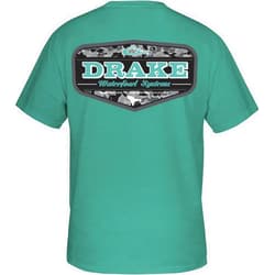 Drake Waterfowl Unisex-Adult Old School Badge T Ss