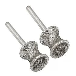 KURSO 2 Pack Diamond Dog Nail Grinder Bits for Rotary Tool - Fits Dremel and Many Others