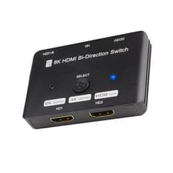 ALYYDBG Upgraded HDMI 2.1 Switch 4K@120Hz, ALYYDBG Bidirectional 48Gbps HDMI Switcher with 2in 1out or 1in 2out Supports 8K@60Hz 4K@120Hz 2K@144Hz & Fits for Xbox PS5/4 HDMI Projectors TV
