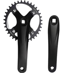 GANOPPER Square Taper Crankset with 30T 32T 34T 36T 38T 40T Narrow Wide Chainring