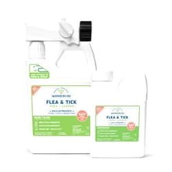 Wondercide - Flea, Tick, and Mosquito Yard Spray Refill Starter Kit - Powered by Natural Essential Oils – Insect Killer and Repellent - Lawn Treatment - 32 oz Ready to Use and 16 oz Concentrate