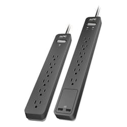 APC SurgeArrest 2-Pack Surge Protector, 108 Joules, USB Charging Ports