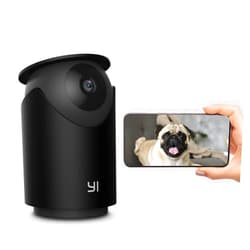 YI [2K] YI Pet Camera Dog Camera with Phone App Pet Dog Cat Puppy Cam Monitor Two Way Audio and Video, Pan/Tilt/Zoom, WiFi, Night Vision, Sound Motion Detection, Compatible with Alexa and Google