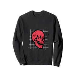 Japan lover streetart design Japanese Aesthetic Skull Sweatshirt