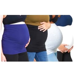 Maddie Moo Large 3/pk Black, Gray & Navy Belly Band & Single White Bundle