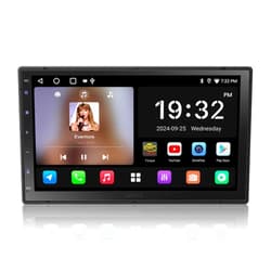 ATOTO A5L 7inch Android Double DIN Car Stereo, in Dash Car Radio with Wi-Fi/Bluetooth/USB, Wireless CarPlay & Wireless Android Auto, GPS Tracking, Mirror Link, HD LRV, A5LG2B7T