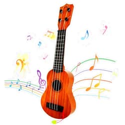 Xilanhhaa Kids Toy Ukulele Guitar,Classical 17inch 4 String Mini Children Guitar with Pick,Educational Musical Instrument Toy for Toddlers and Preschoolers