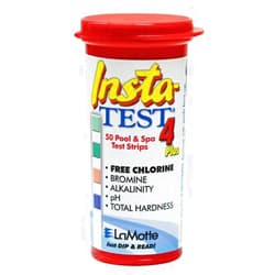 LaMotte Insta-Test 4 Plus, Free Chlorine, Bromine, Alkalinity, pH, Total Hardness Testing