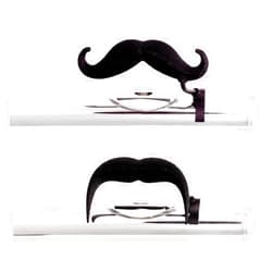 Brasstache The Original Flute-stache 2.0 - [2-Pack] Clip-on Mustache for Flute, XL and Handlebar Combo Version, by Brasstache