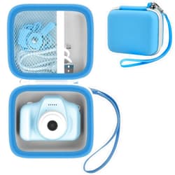 GWCASE Camera Case Compatible with Seckton for MAVOKIS for ZUODUN for YEEHAO for HOOMOON for Goopow for GREENKINDER Kids Selfie Camera, Kids Digital Cameras Holder Container (Box Only)-Light Blue