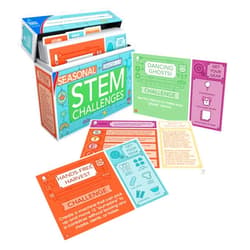 Inc. Carson-Dellosa Publishing Company Carson Dellosa – Seasonal STEM Challenges Learning Cards for Grades 2–5, 30 Activity Cards, Ages 7–11 with Resource Guide