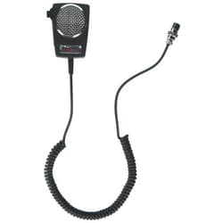 Astatic 302-10005 D104M6B Amplified Ceramic Power 4-Pin CB Microphone, Black