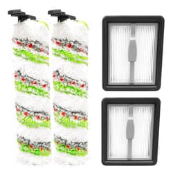 Herosky 2 Brush Roller 2 Hepa Filter for Bissell CrossWave X7 Pet Pro 3011 3055 Multi-Surface All in One Wet-Dry Vacuum