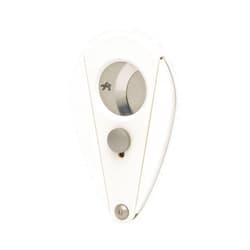 Xikar Xi2 Cigar Cutter with 440 Stainless Steel Blades with Rockwell C Rating of 57, Pearl White