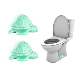 YSIRFD 2pcs Turtle Toilet Bolt Covers, Bolt Covers for Toilet Base, Toilet Bolt Caps, Toilet Bolt Covers Decorative, Cute Animal Bathroom Decor(Green)