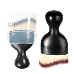 AOCISKA Car Interior Detailing Brush,Soft Bristle Cleaning Brush Car Detailing Brush Dusting Brush,Car Interior Cleaning Tool,Auto Detail Brush Car Dash Duster Brush (Tri-Color with Cap)