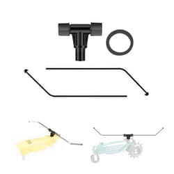 LESYIMOL Traveling Sprinkler Arms & Tee Replacement Kit for Orbit 58322 & Nelson 818653-4002 Tractor Sprinkler, T Part with Anti Leak Gasket for Efficient Watering Garden Lawn Watering (1 Pack)