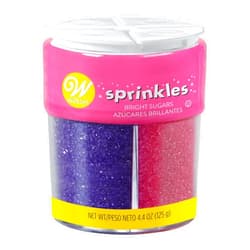 Wilton Bright Multicolored Sugar Sprinkles, 4-Colors Sanding Sugar for Desserts, 4.4 oz.