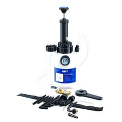Orion Motor Tech Transmission Fluid Pump, 3L Transmission Filler Pump with 12pc ATF Aluminum Adapters, Manual Transmission Fluid Transfer Pump with Pressure Gauge, Transmission Dispenser Oil Pump Tool