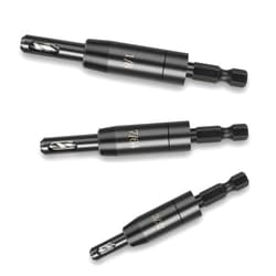Apopip CC2430 Self Centering Drill Bit Assorted Set Fit for Bosch # 6 8 10, Spring Loaded 3-Piece Clic-Change 1/4 in Hex Shank for Fast Bit Changes 3/32