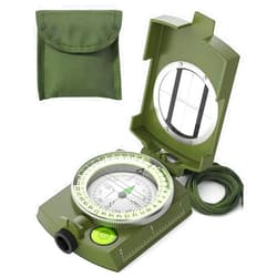 Sportneer Compass: Accurate Durable Lightweight Orienteering Compass with Strap and Carrying Case, Glow in The Dark Waterproof Hiking Essentials for Camping Backpacking, Best Survival Gifts for Kids